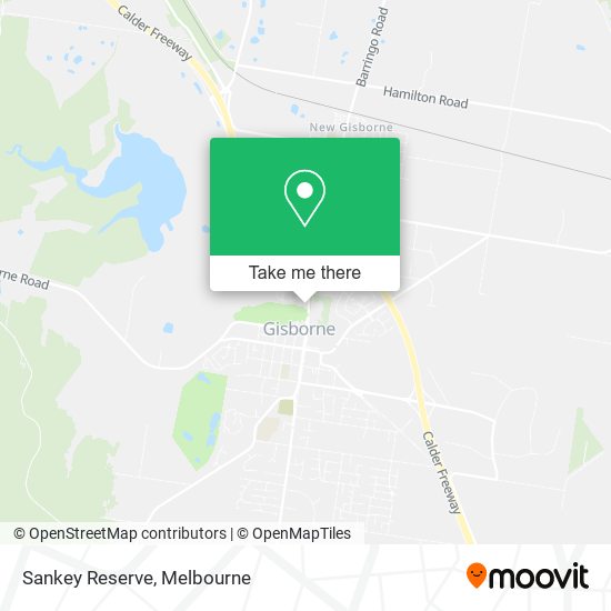 Sankey Reserve map