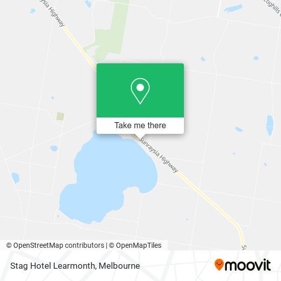 Stag Hotel Learmonth map