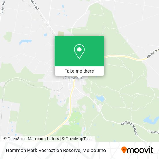 Hammon Park Recreation Reserve map