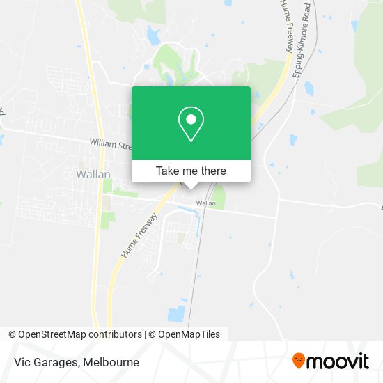 Vic Garages map