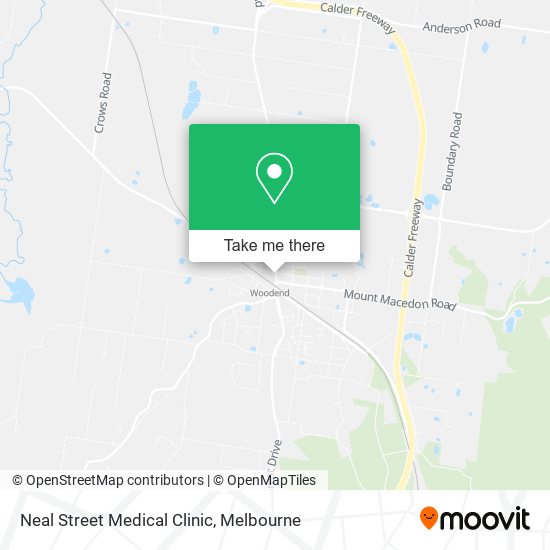 Neal Street Medical Clinic map