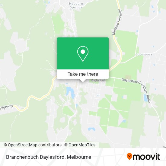 Branchenbuch Daylesford map