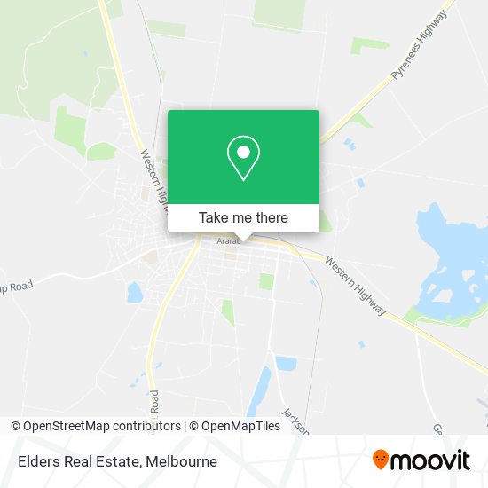 Elders Real Estate map