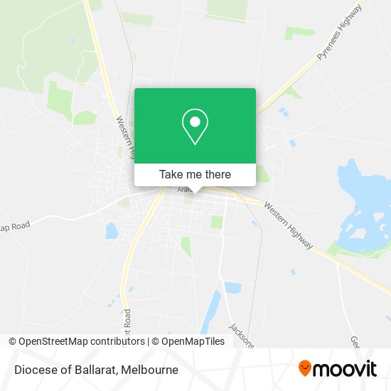 Diocese of Ballarat map