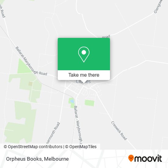 Orpheus Books map