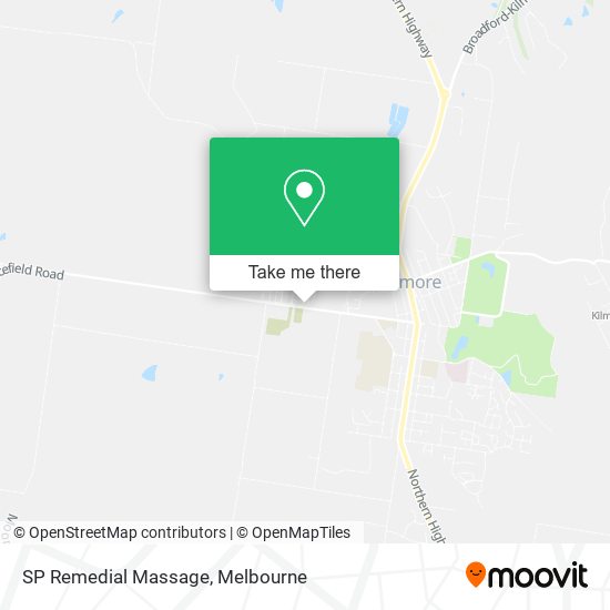 SP Remedial Massage map