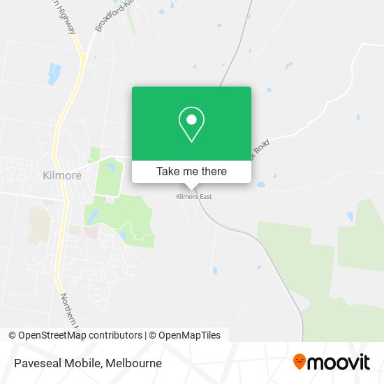 Paveseal Mobile map