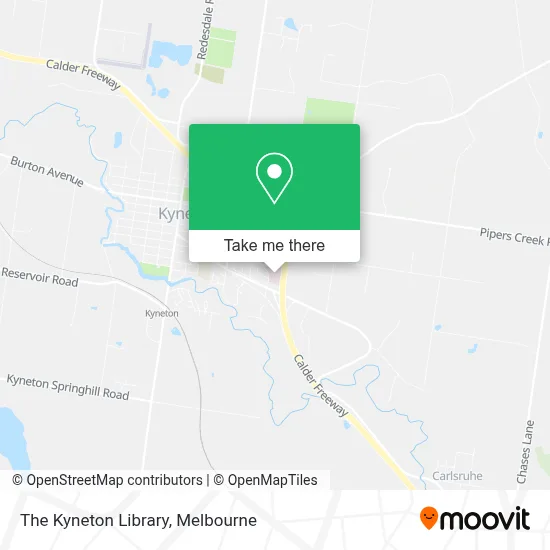 Mapa The Kyneton Library