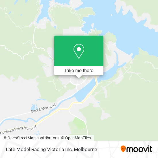 Mapa Late Model Racing Victoria Inc