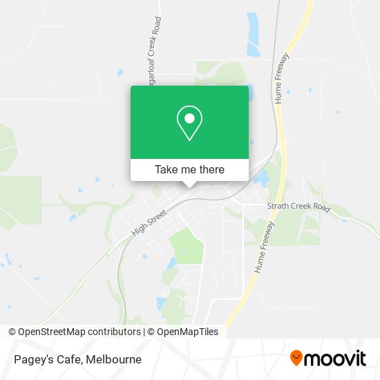 Pagey's Cafe map