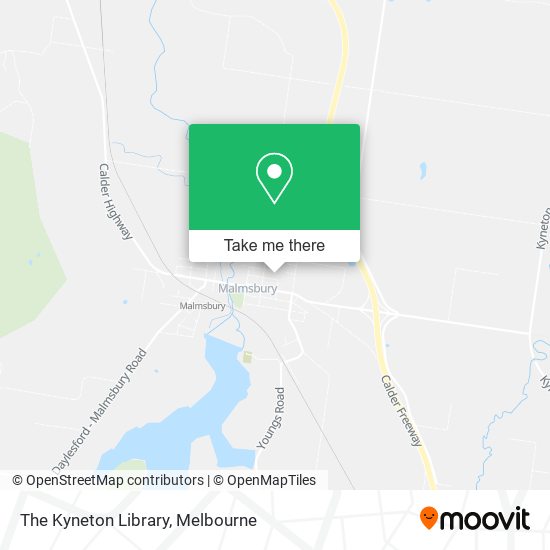The Kyneton Library map