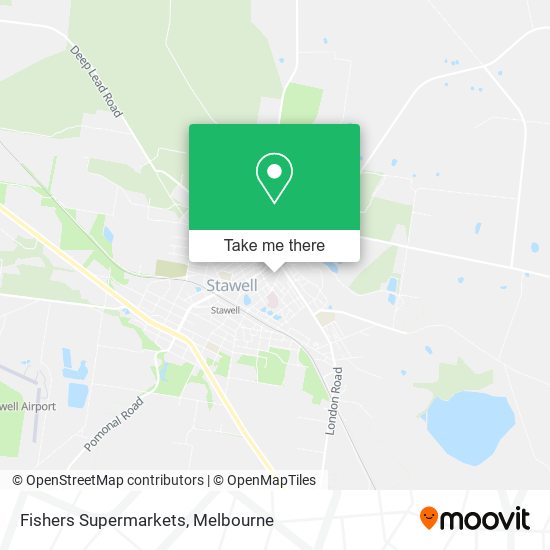 Fishers Supermarkets map