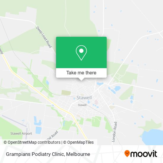 Grampians Podiatry Clinic map