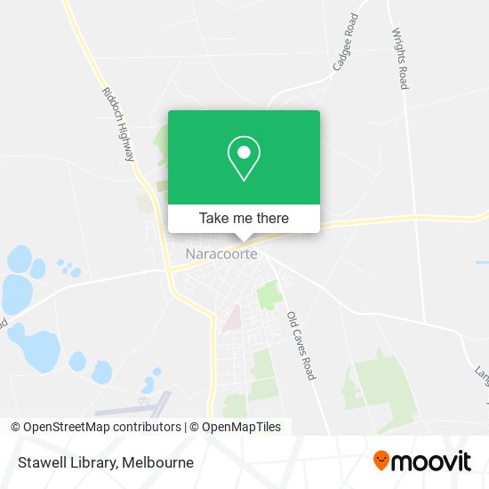 Stawell Library map