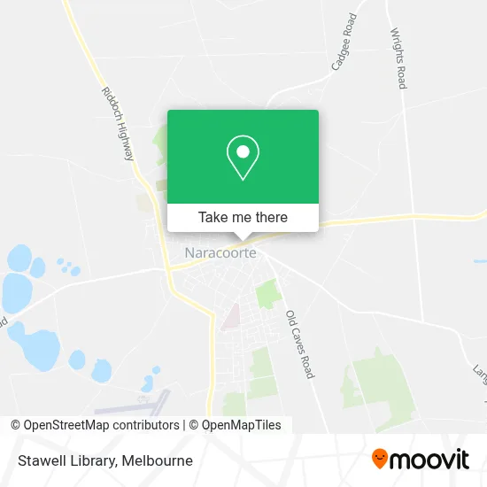 Mapa Stawell Library