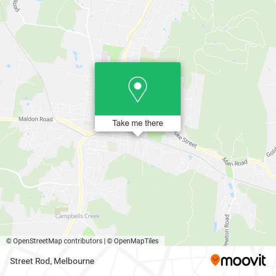 Street Rod map