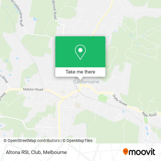 Altona RSL Club map