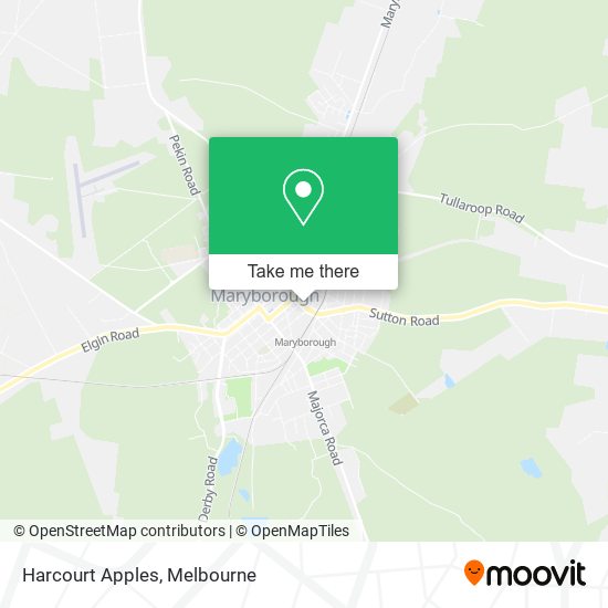 Harcourt Apples map
