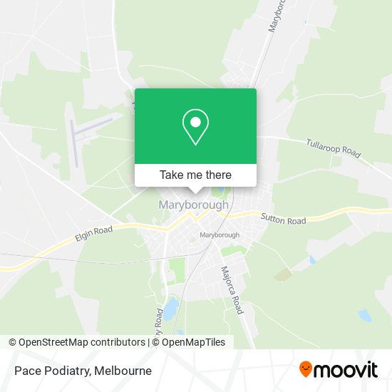 Pace Podiatry map