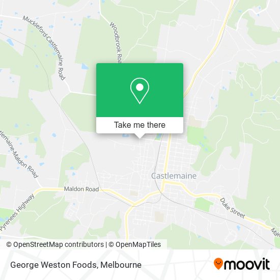 George Weston Foods map