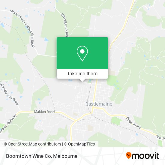 Boomtown Wine Co map