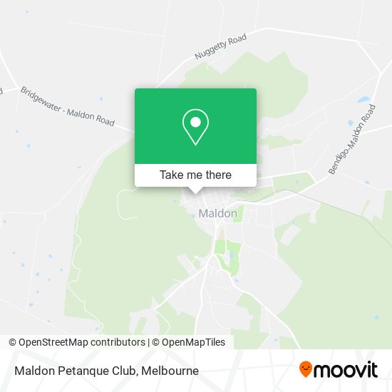 Maldon Petanque Club map