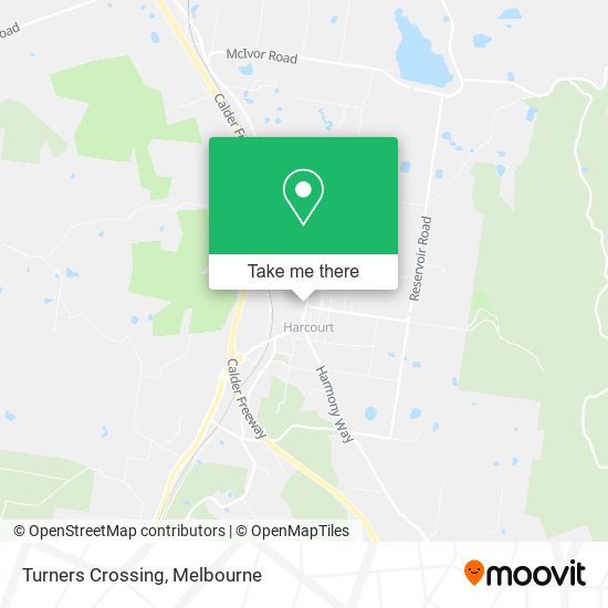 Turners Crossing map