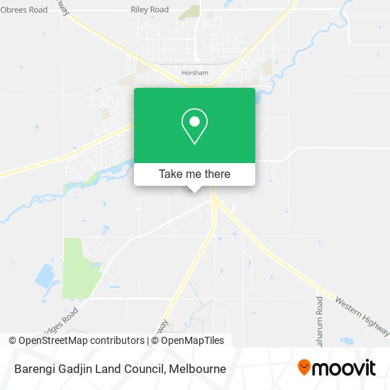 Barengi Gadjin Land Council map