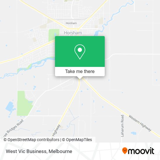 Mapa West Vic Business