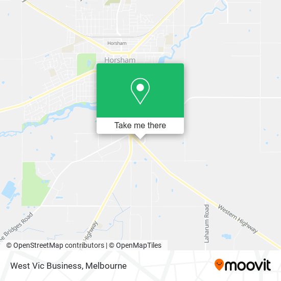 Mapa West Vic Business