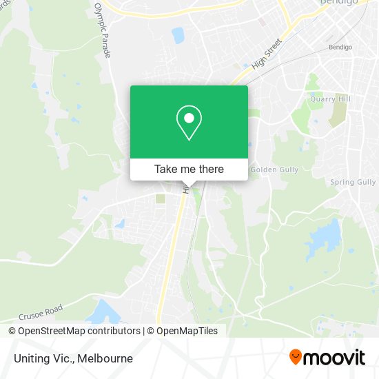 Uniting Vic. map