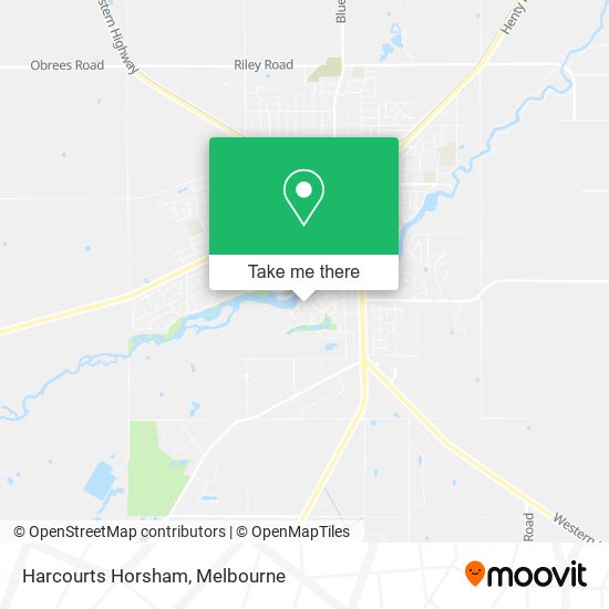 Harcourts Horsham map