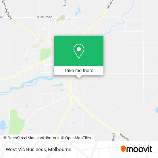 West Vic Business map