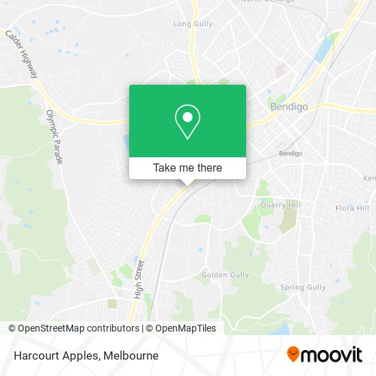 Harcourt Apples map