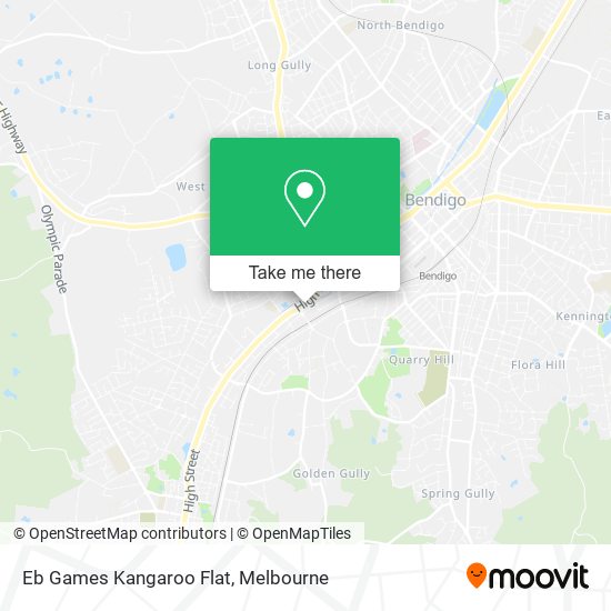 Eb Games Kangaroo Flat map