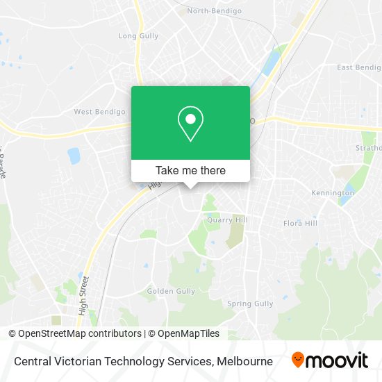 Central Victorian Technology Services map