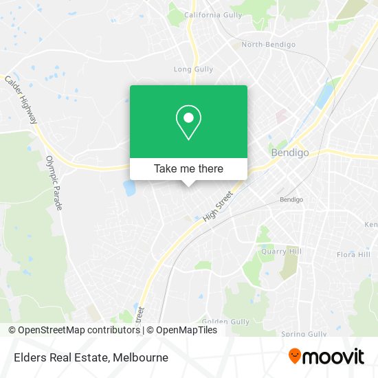 Elders Real Estate map