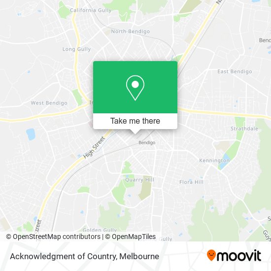 Acknowledgment of Country map