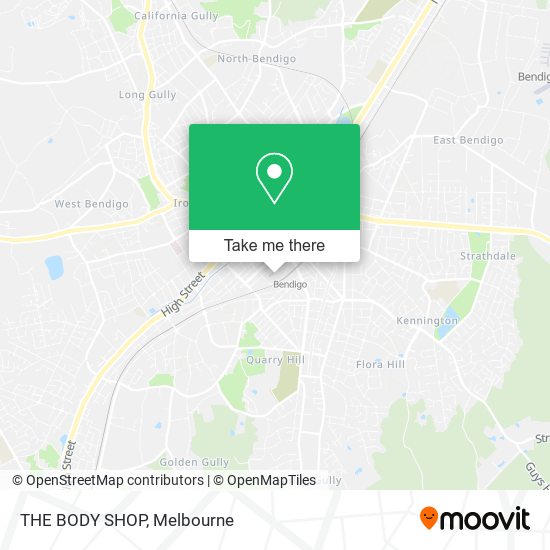 THE BODY SHOP map