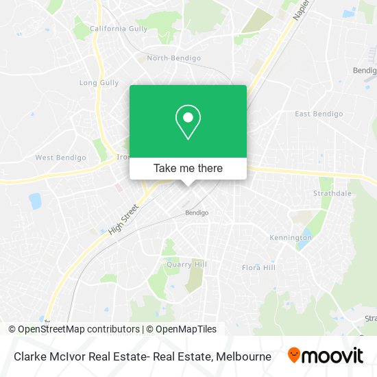 Clarke McIvor Real Estate- Real Estate map