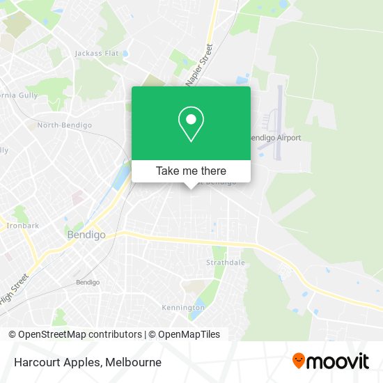 Harcourt Apples map