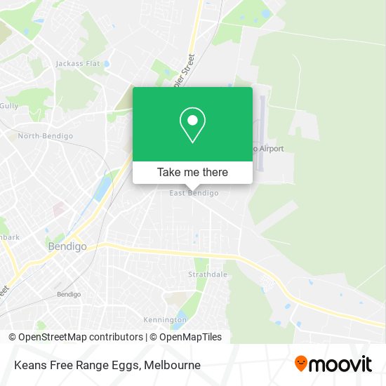 Keans Free Range Eggs map