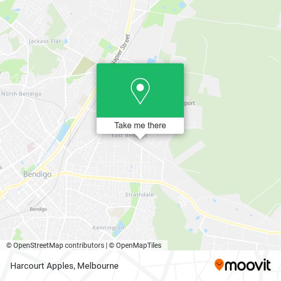 Harcourt Apples map