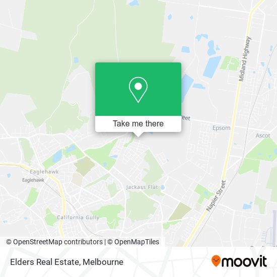 Elders Real Estate map