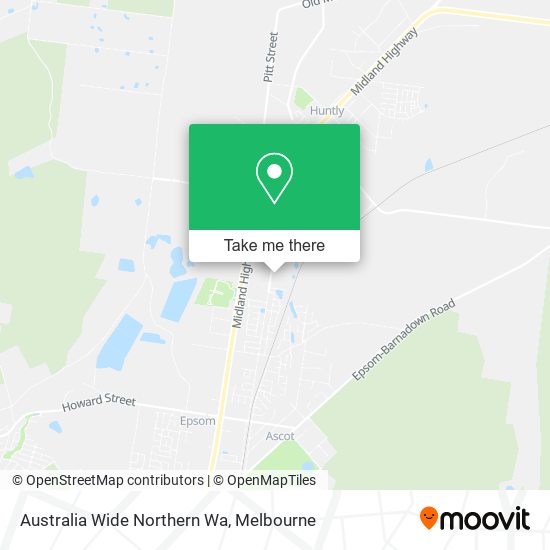 Australia Wide Northern Wa map