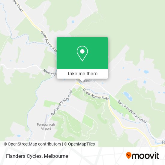 Flanders Cycles map