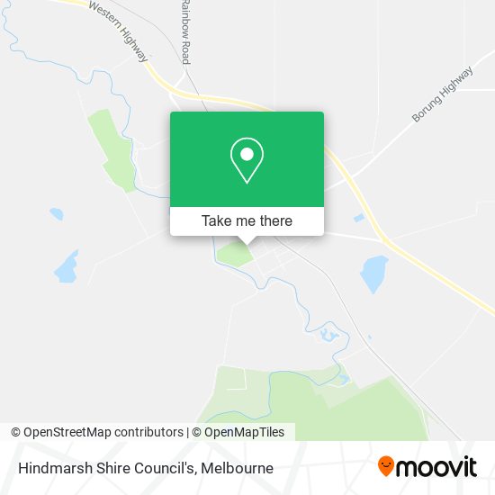 Hindmarsh Shire Council's map