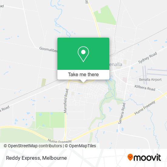 Reddy Express map