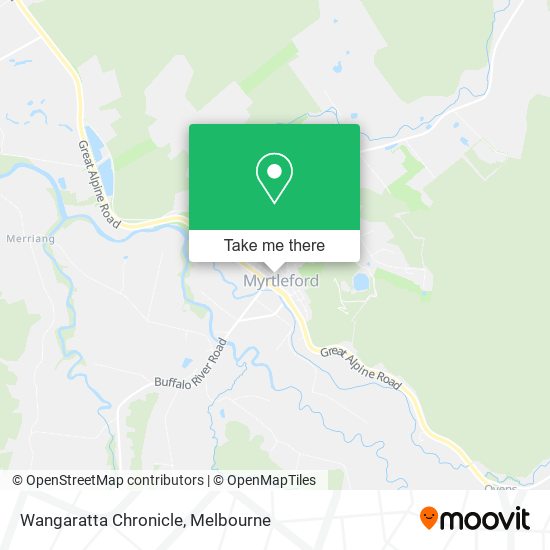Wangaratta Chronicle map