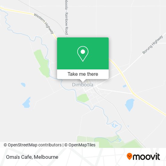 Oma's Cafe map